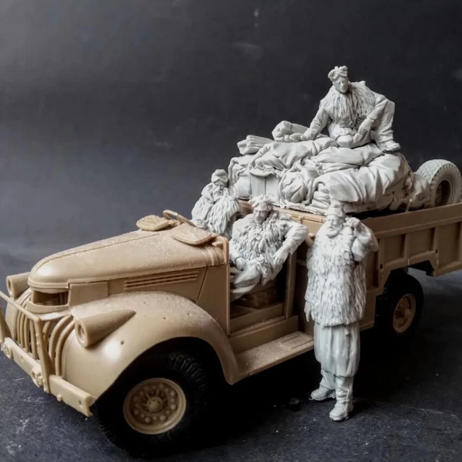 1/35 Resin Figure Model Kit 2  - Model Kit Cangdao ulasan dan harga