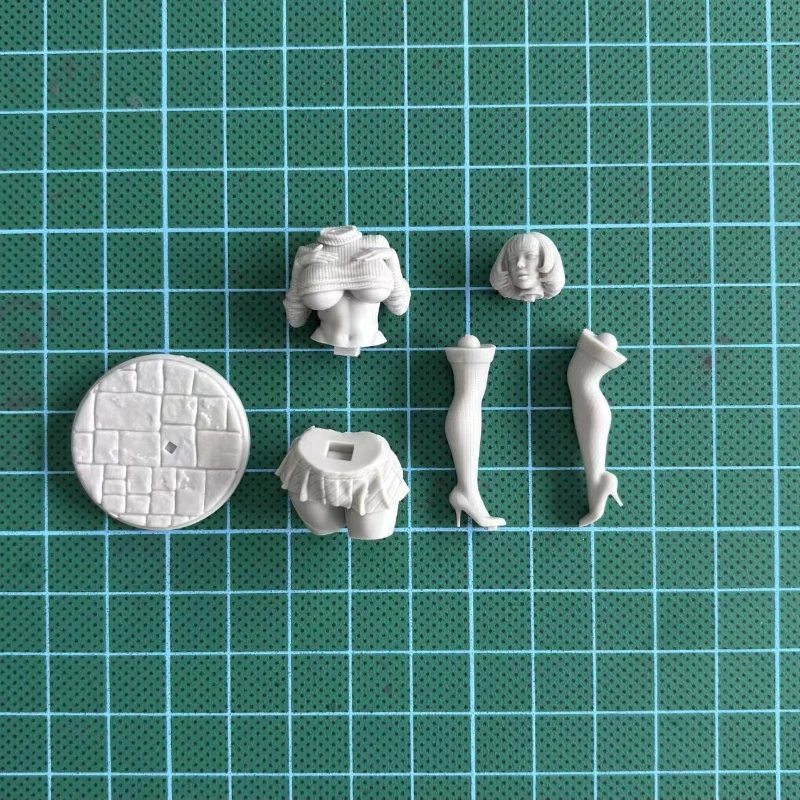 1/24 Scale DieCast Resin Figur - Model Kit Mecha Girl ulasan dan harga