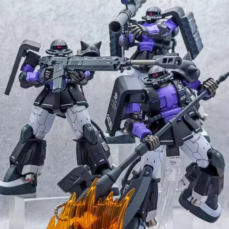 Black Sanrensei Zaku Hg 1/144  - Model Kit Zeta Gundam ulasan dan harga