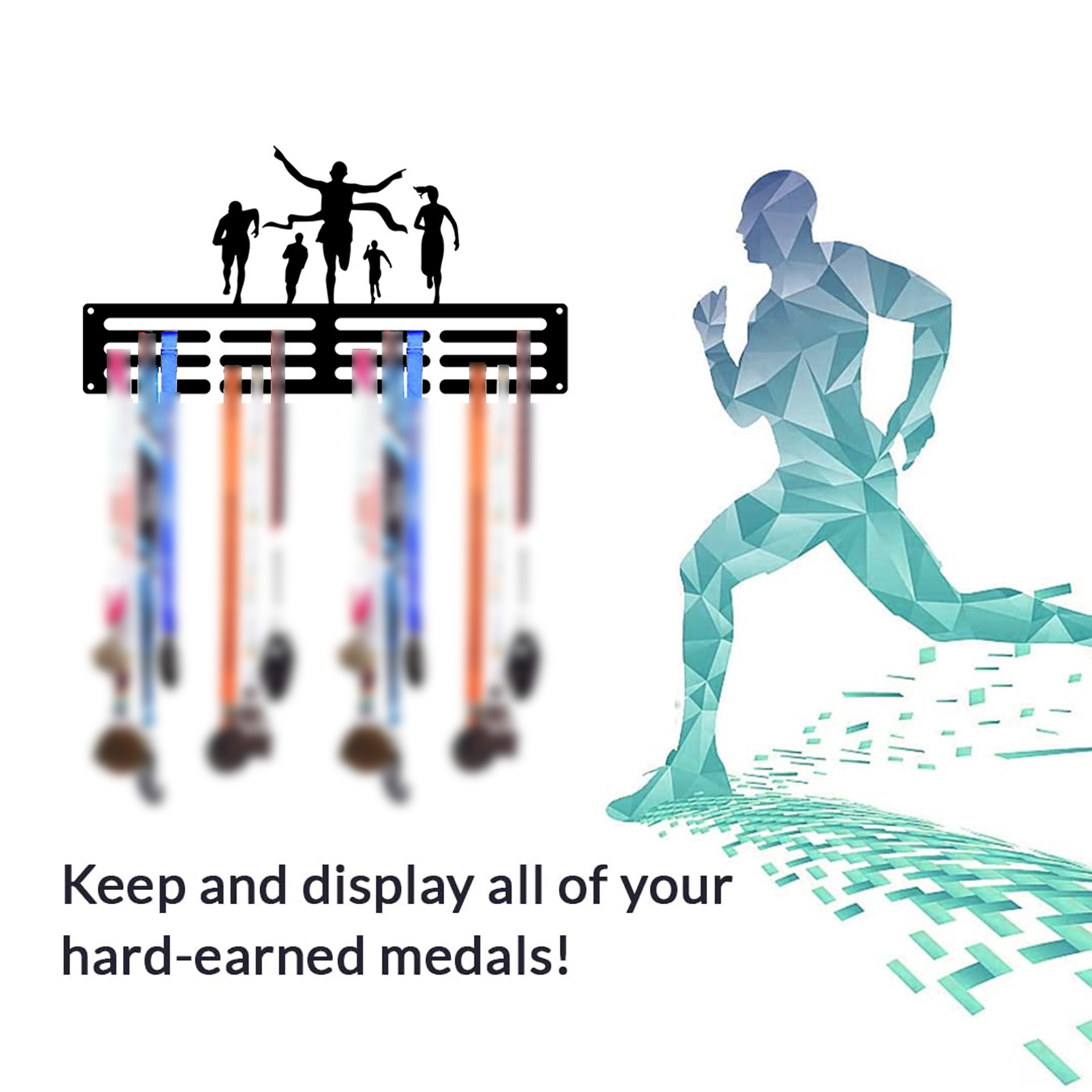 Awards Display Shelf Medal Hol - Model Kit Runner Organizer ulasan dan harga