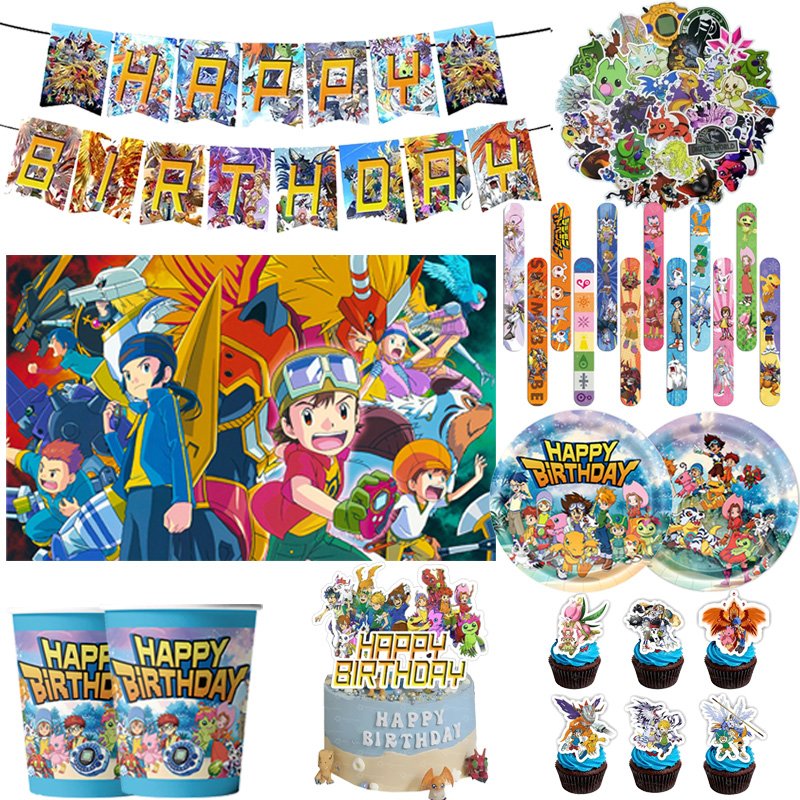 Digimon Themed Birthday Party  - Model Kit Digimon ulasan dan harga