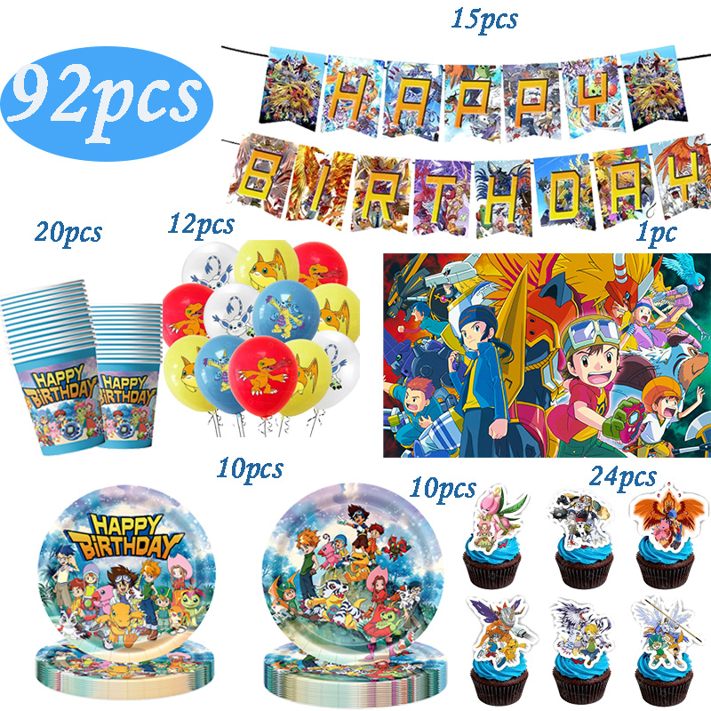 Digimon Themed Birthday Party  - Model Kit Digimon ulasan dan harga
