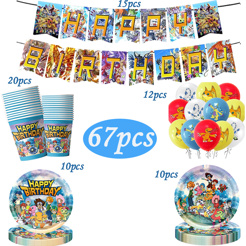 Digimon Themed Birthday Party  - Model Kit Digimon ulasan dan harga