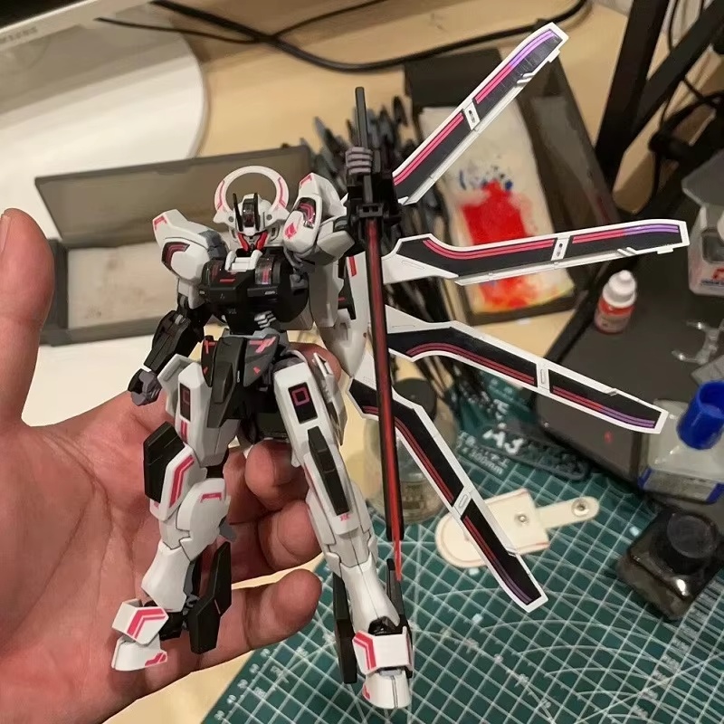 HG 1/144 Schwarzette The Witch - Model Kit Mecha Girl ulasan dan harga
