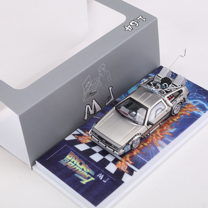 MJ 1:64 DeLorean DMC I II III  - Model Kit Ferrari ulasan dan harga