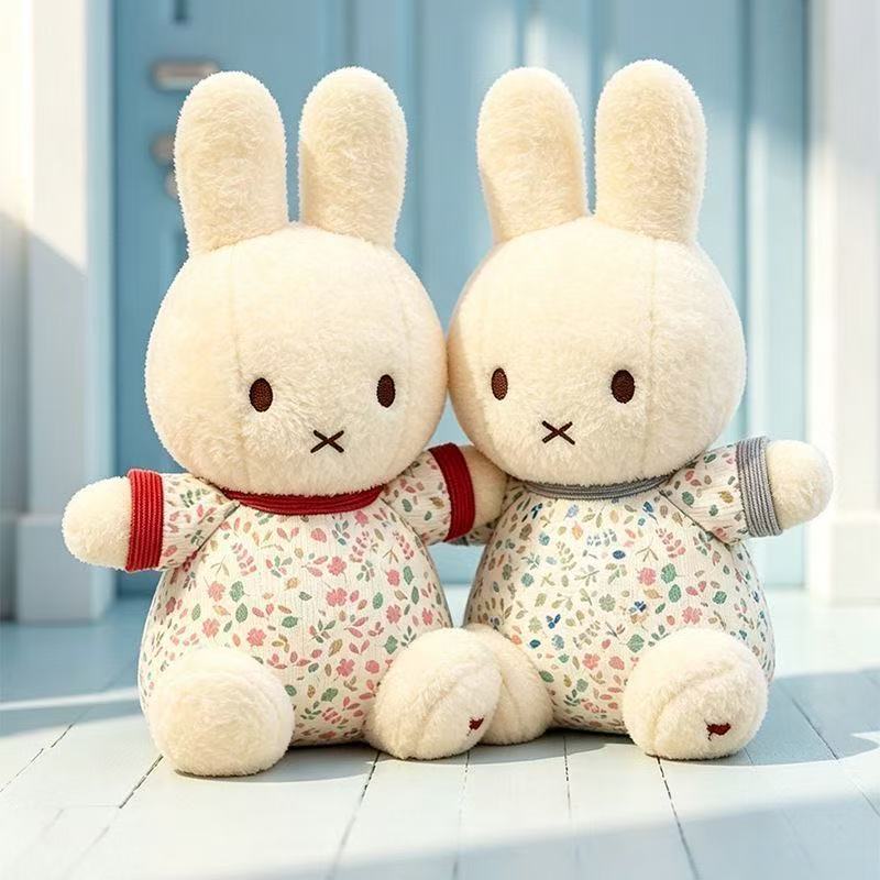 30cm Cute Miffy Rabbit Floral  - Model Kit Anime ulasan dan harga