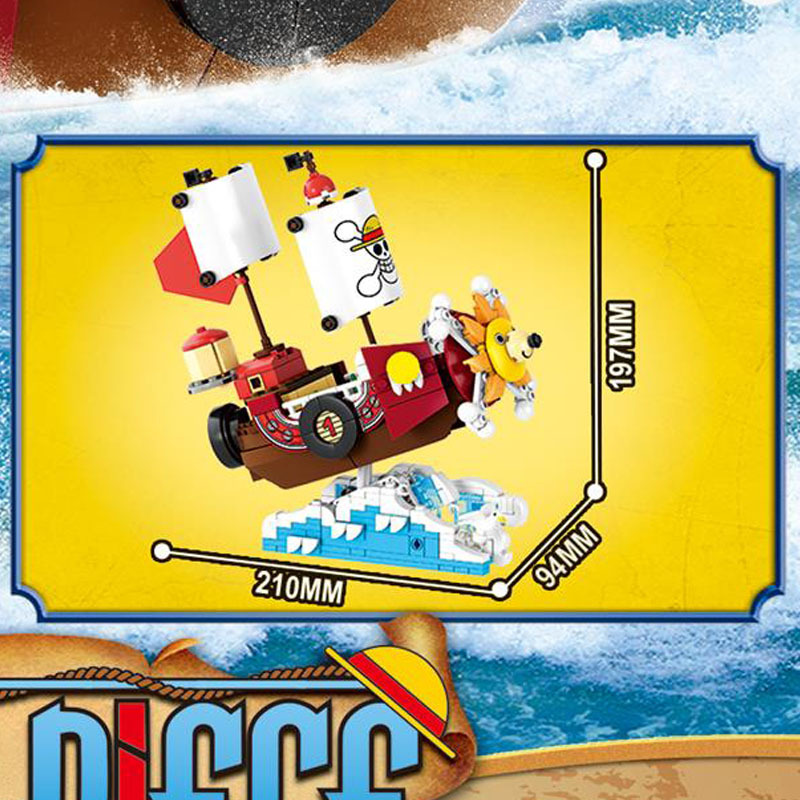 In Stock One Piece Pirate Ship - Model Kit Lego ulasan dan harga