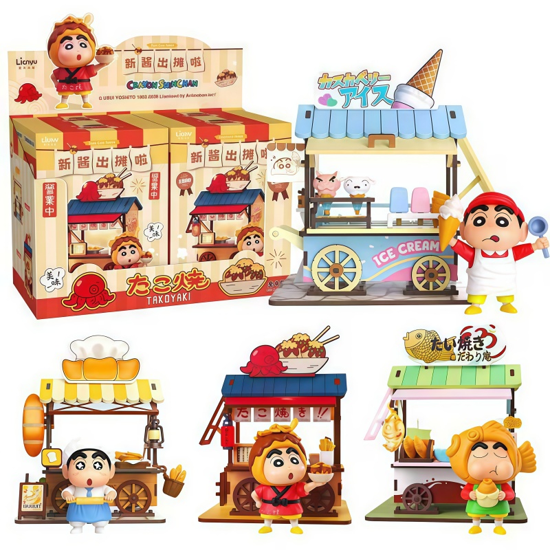 Crayon Shin-chan Food Cart Bli - Model Kit Kshatriya ulasan dan harga