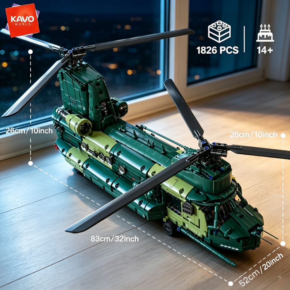 KAVOWORLD 1826pcs 32inch Large - Model Kit Levels ulasan dan harga